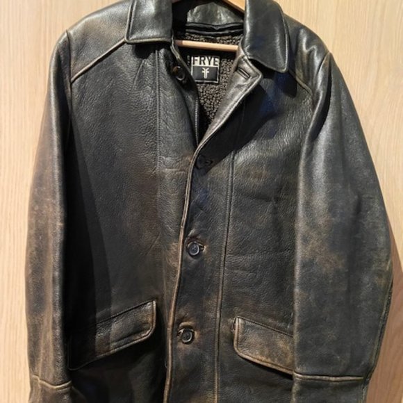 Frye Vintage Leather Jacket - Picture 6 of 6